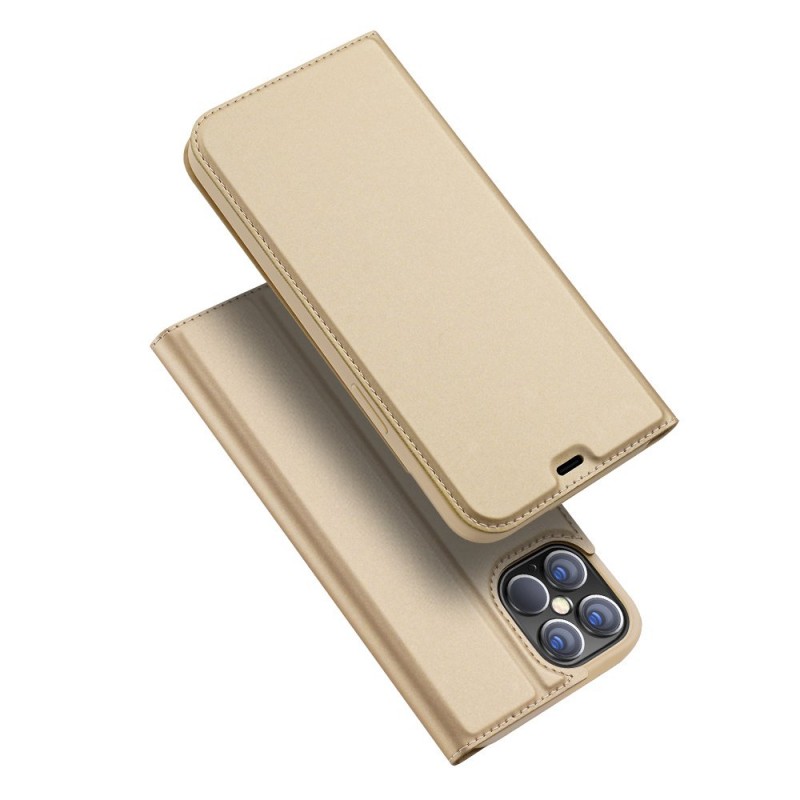 DUX DUCIS Skin Pro Book Cover (iPhone 12 Pro Max) gold
