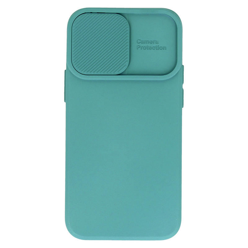 Camshield Soft Case Back Cover (iPhone 14) dark-green