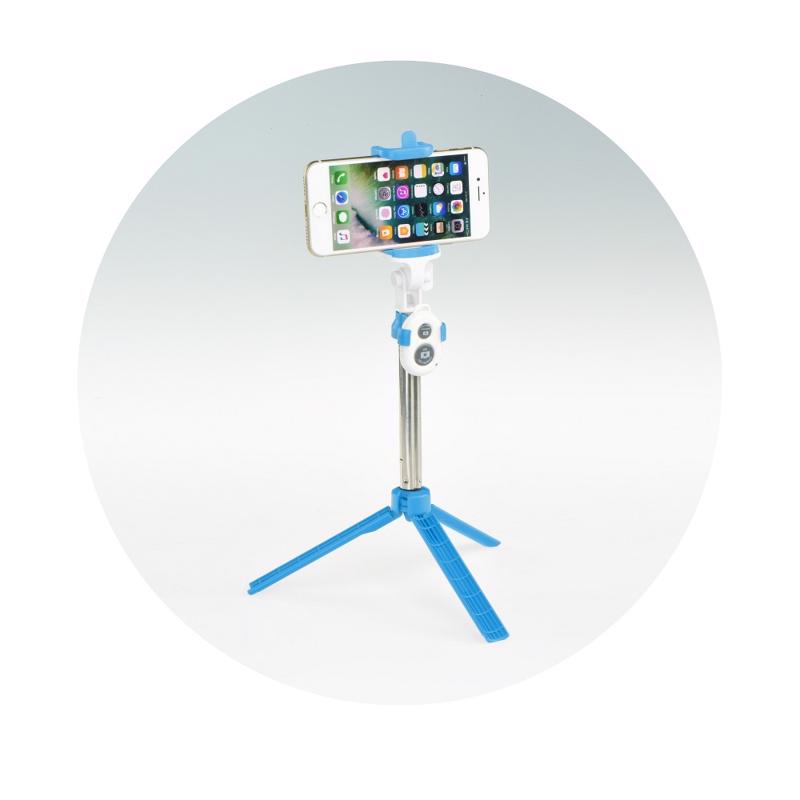 Blun Bluetooth Tripod Selfie Stick 60cm (blue)