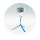 Blun Bluetooth Tripod Selfie Stick 60cm (blue)