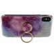 Marble Ring Case Back Cover (Samsung Galaxy S8) purple-blue