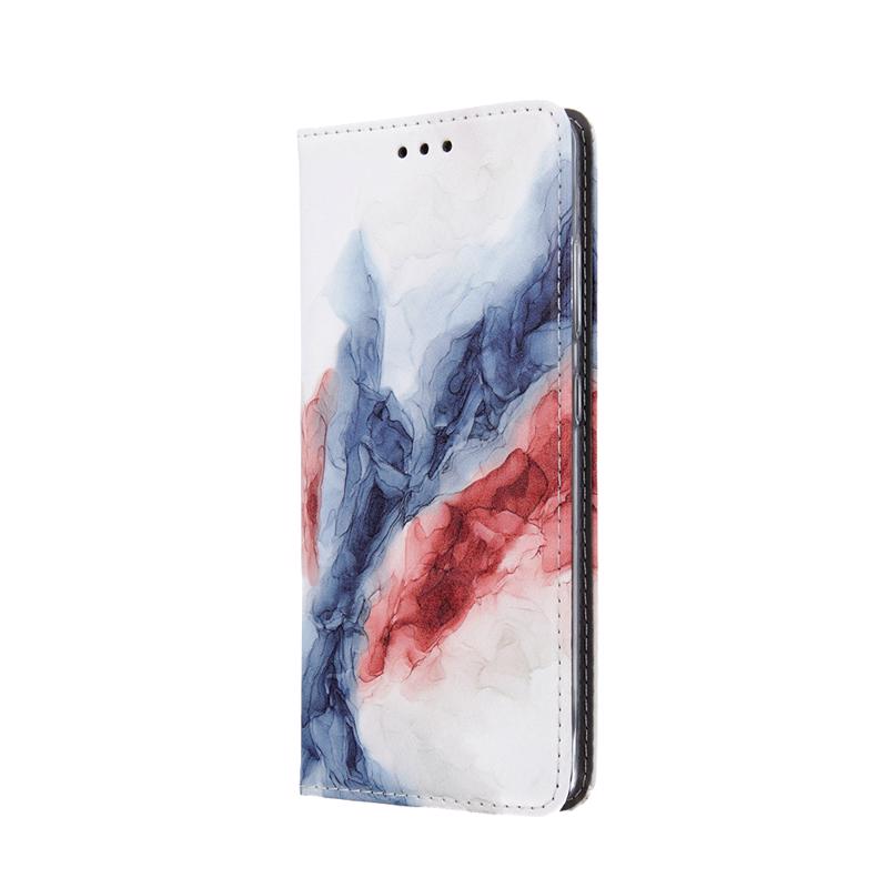Smart Trendy Book Marble Case (Xiaomi Poco X3 NFC / X3 PRO) white-blue-red 9