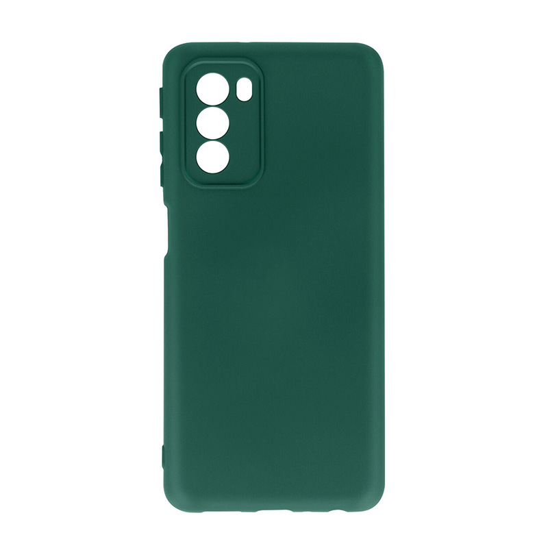 Silicone Soft Case Back Cover (Motorola Moto G51 5G) green