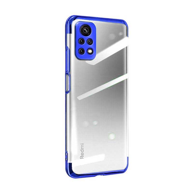 Clear Electroplating Case Back Cover (Xiaomi Redmi Note 11 Pro 5G / 4G) blue