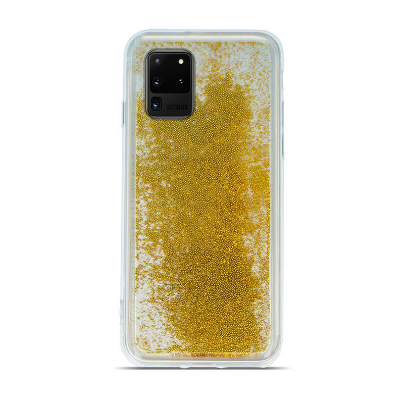 Liquid Pearl Armor Back Cover (Samsung Galaxy S20 Ultra) gold