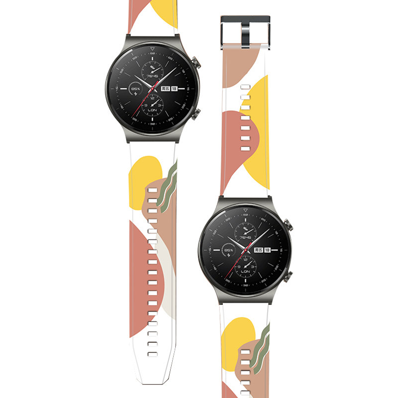 Silicone Band Moro Λουράκι Σιλικόνης (Huawei Watch GT2 Pro) camo-brown (8)