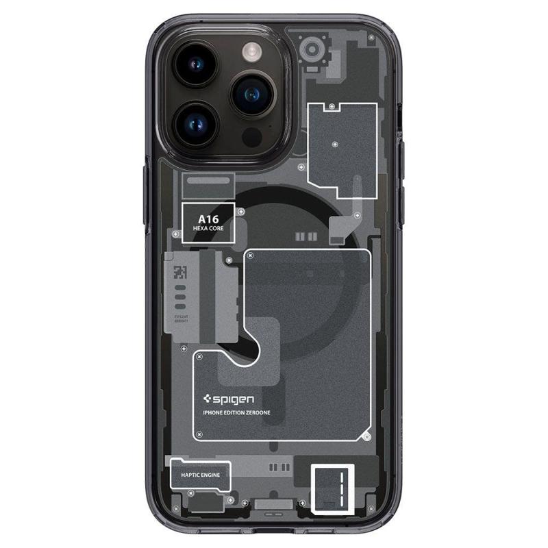 Spigen® Ultra Hybrid Zero One (MagFit) ACS05539 (iPhone 14 Pro Max) grey