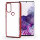 Clear Matt Electro Case Back Cover (Huawei P Smart 2020) red
