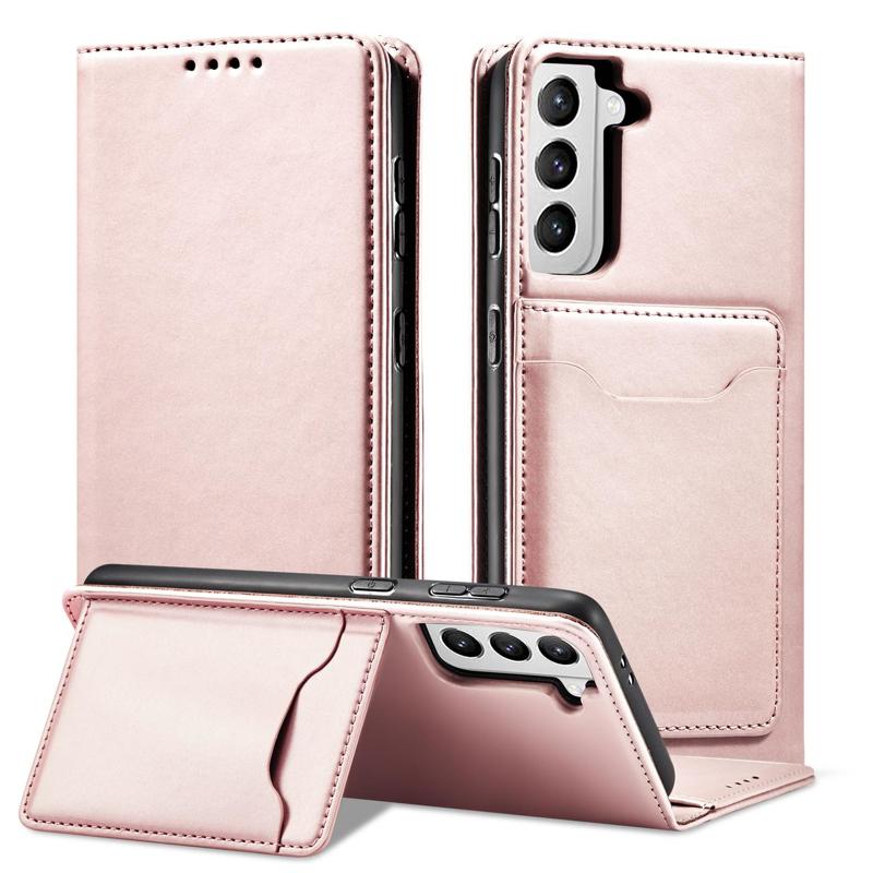 Wallet Card Holder Book Case (Samsung Galaxy S22 Plus) pink