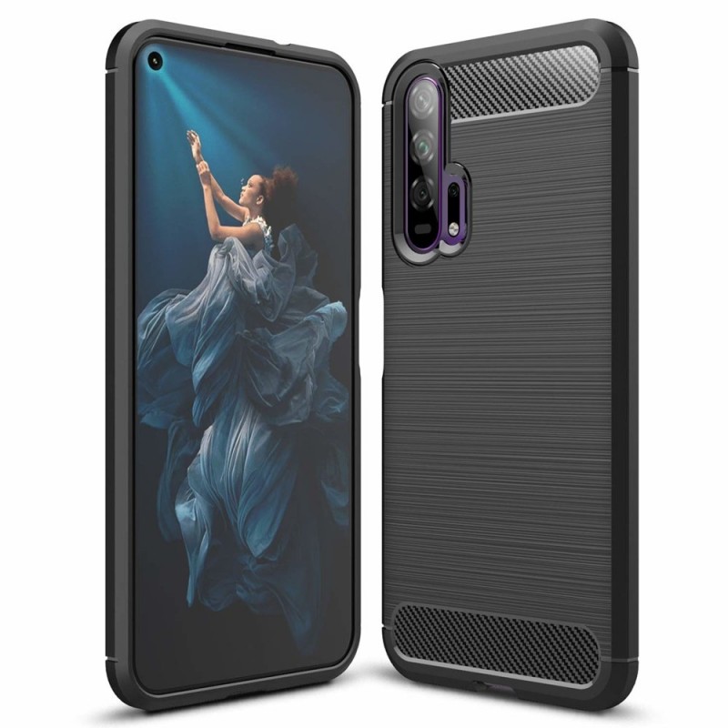 Carbon Case Back Cover (Huawei Honor 20 / 20 Pro) black