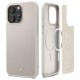 Spigen® Cyrill Kajuk MagFit Case Leather Case (iPhone 15 Pro Max) cream