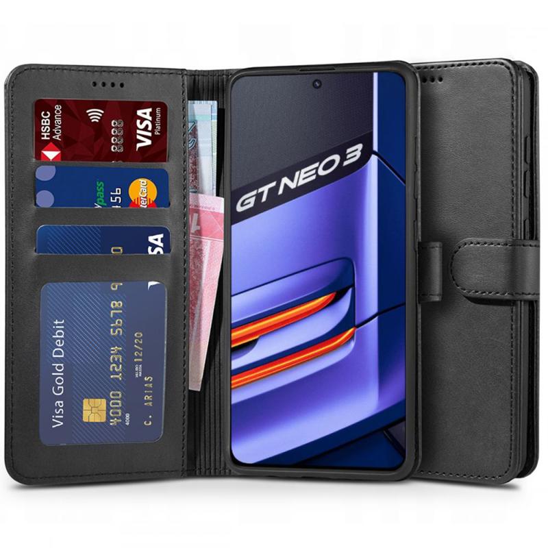 Tech-Protect Wallet Stand Book Case (Realme GT Neo 3) black