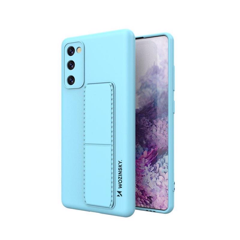Wozinsky Kickstand Flexible Back Cover Case (Samsung Galaxy S20 FE) light-blue