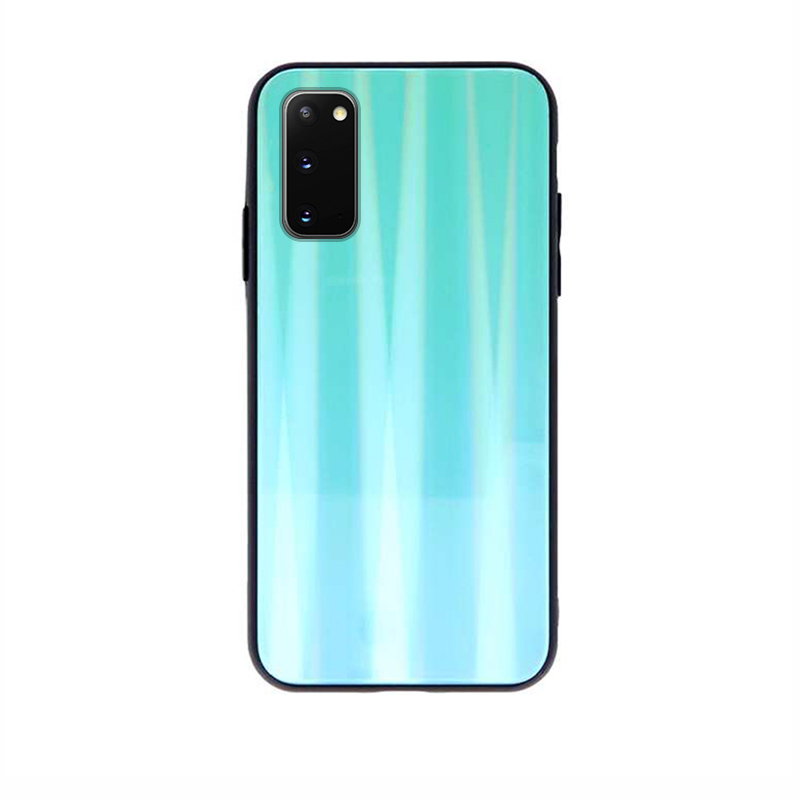 Aurora Glass Case Back Cover (Samsung Galaxy S20) neo mint