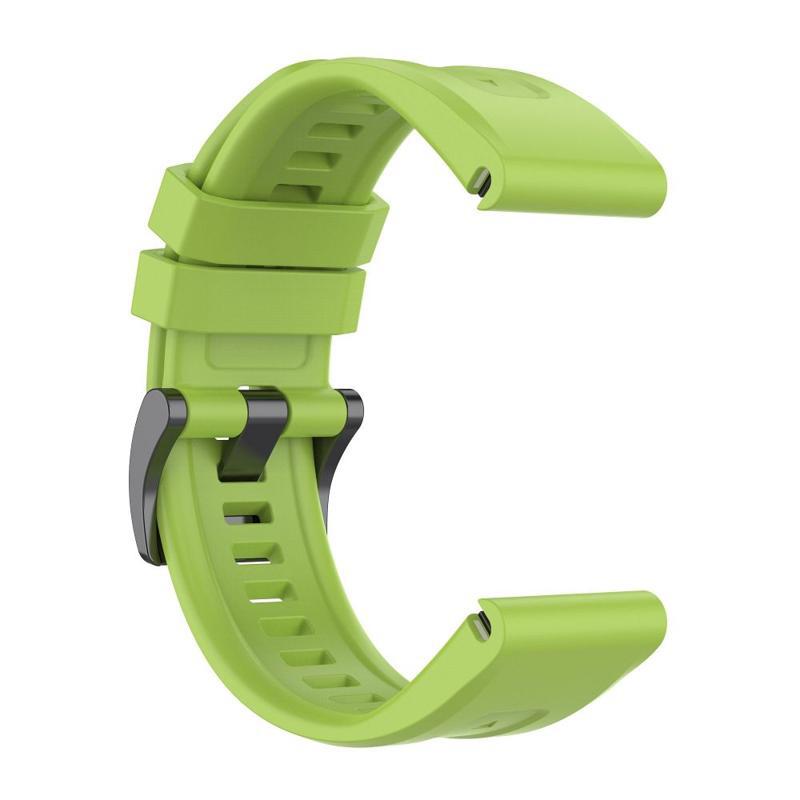 Silicone IconBand Λουράκι (Garmin Fenix 3/3HR - 5X/5X Plus - 6X/6X Pro - 7X) green (1)