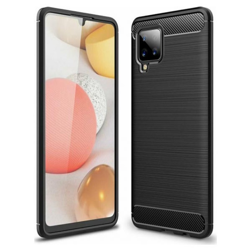 Carbon Case Back Cover (Samsung Galaxy A42 5G) black