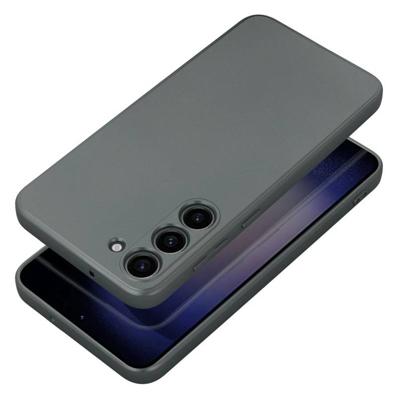 Forcell Metallic Back Cover Case (Samsung Galaxy S23 Plus) grey