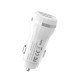 Hoco Staunch Z27 Car Charger 2xUSB 2,4A with Lightning Cable (white)