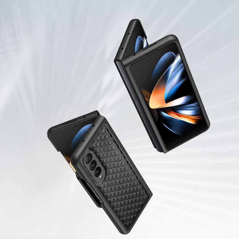 Dux Ducis Venice Leather Case (Samsung Galaxy Z Fold 4) black