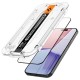 Spigen® GLAS.tR™ Ez Fit (x2Pack) Tempered Glass (iPhone 15 Pro Max) black