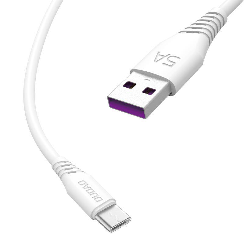 Dudao Data Cable Type-C 5A 1m white (L2T)