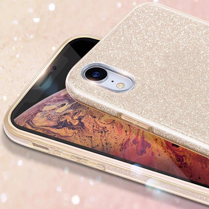 Glitter Shine Case Back Cover (Samsung Galaxy A6 2018) gold