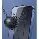 Baseus 2x 0.25mm Tempered Glass Black Frame (iPhone 12 Pro Max) black (KC01)