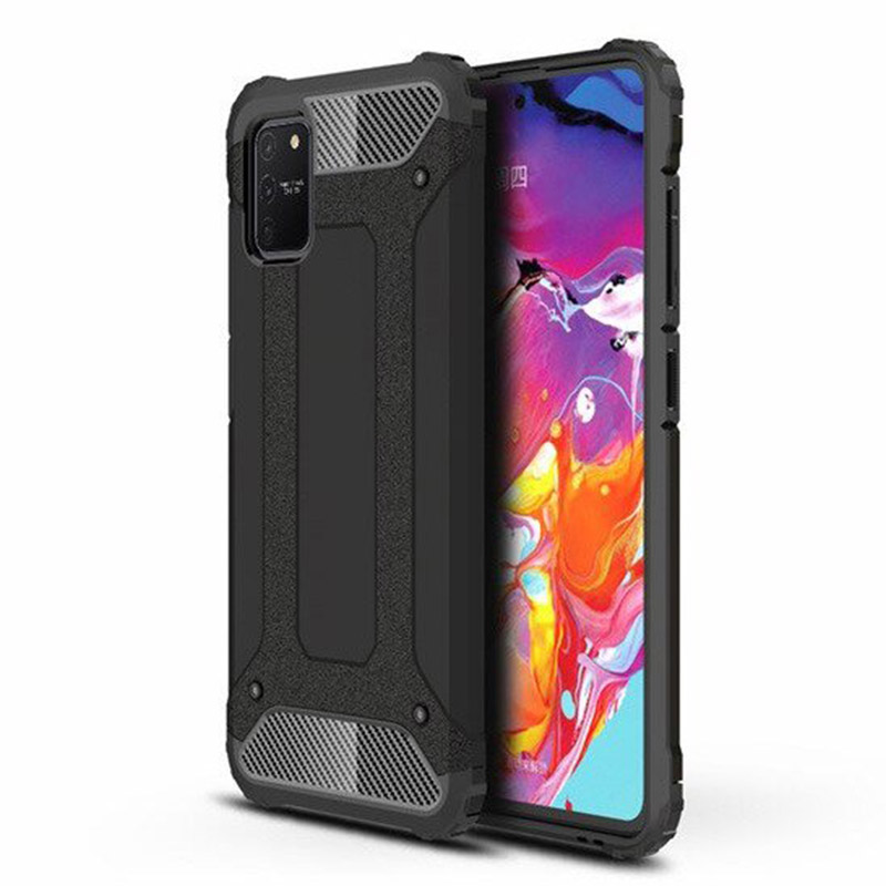 Hybrid Armor Case Rugged Cover (Samsung Galaxy S10 Lite) black