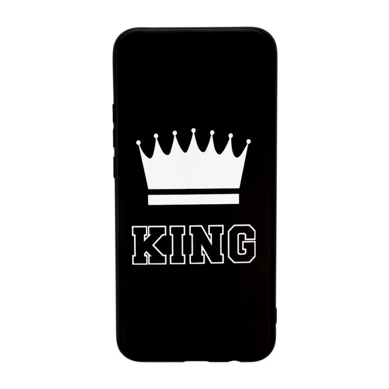 Art Matt KING Case Back Cover (Samsung Galaxy J6 Plus) black