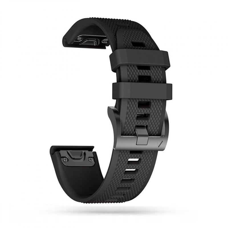 Tech-Protect Smoothband Λουράκι Σιλικόνης (Garmin Fenix 5 / 6 / 6 Pro / 7) black