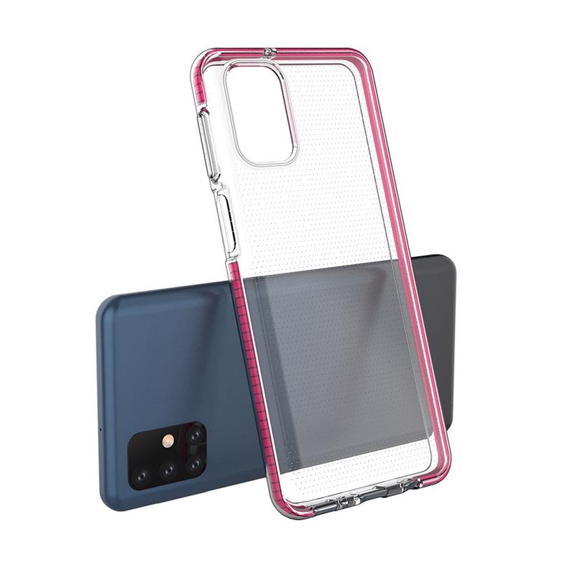 Spring Gel Case Back Cover (Samsung Galaxy M51) pink