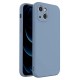 Wozinsky Color Silicone Back Cover Case (iPhone 13) blue