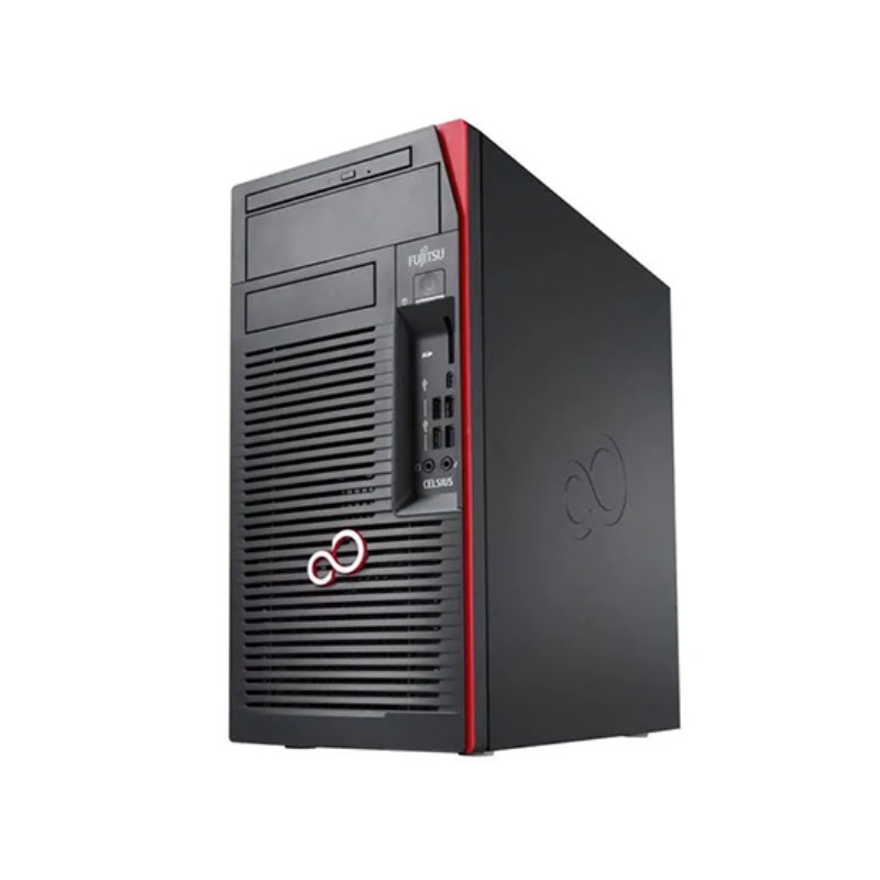 Fujitsu Celcius W580 Tower (Xeon E-2186G/16GB DDR4/512GB NVME/WIN 10) Refurbished PC Grade A*