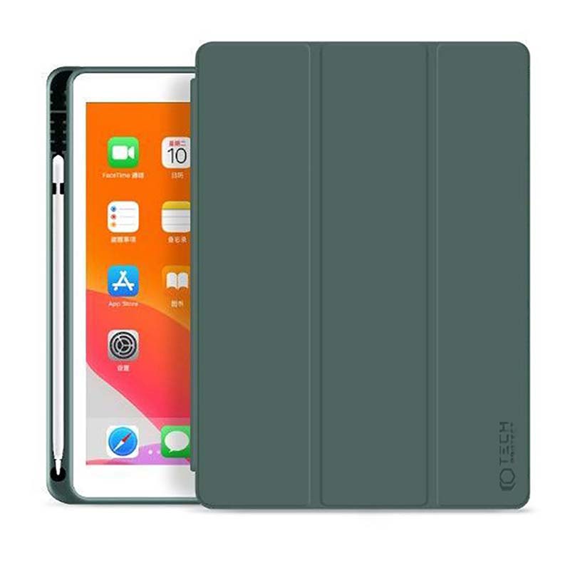 Tech-Protect SC PEN Stand Book Cover (iPad 10.2 2019 / 20 / 21) green