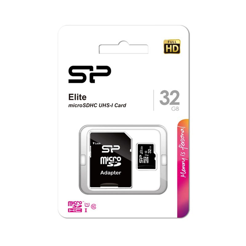 Silicon Power Elite MicroSDXC 32GB with adapter C10 UHS-I