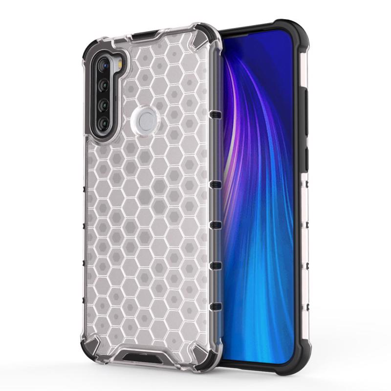 Honeycomb Armor Shell Case (Xiaomi Redmi Note 8T) clear