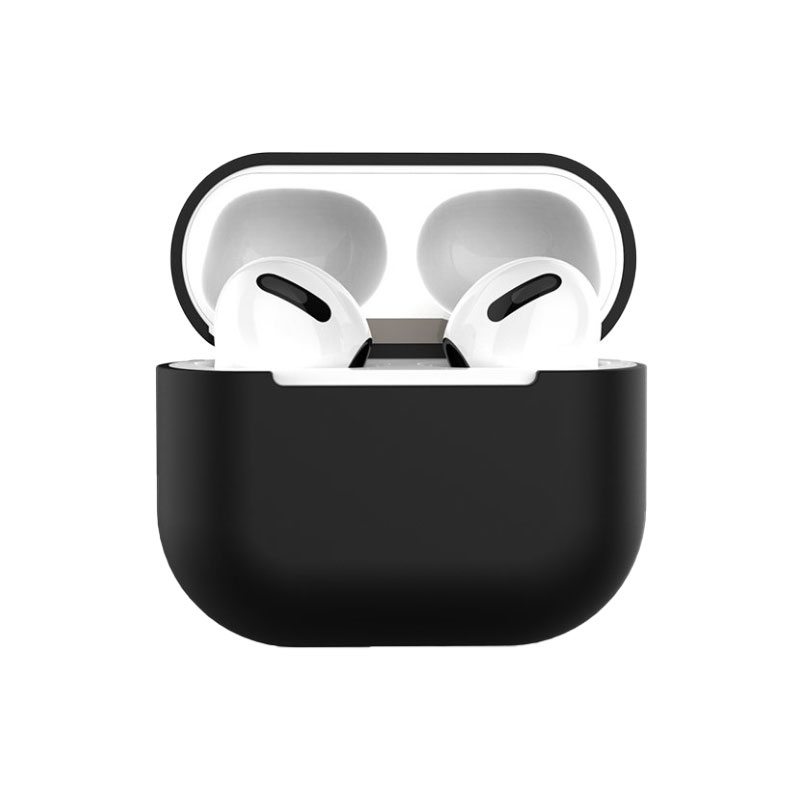 Θήκη σιλικόνης Soft Touch (Apple AirPods Pro) black