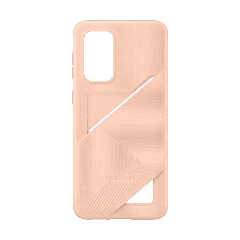 Samsung Card Slot Cover Case (Samsung Galaxy A13 4G) peach