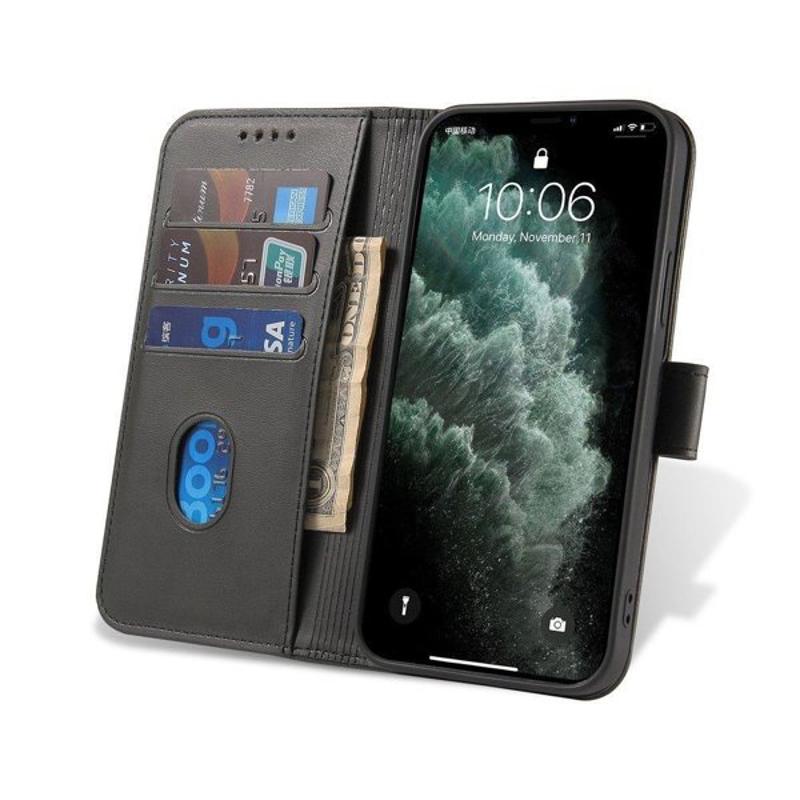 Elegant Magnet Case Book Cover (Vivo X60 Pro) black