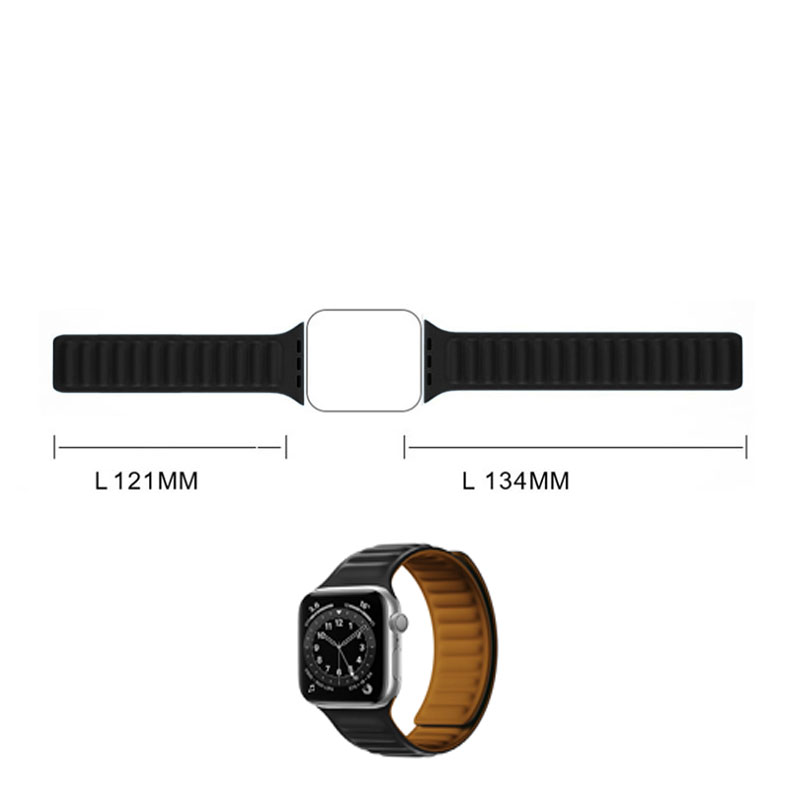 Magnetic Soft Strap (Apple Watch 7 / 8) (45mm) black