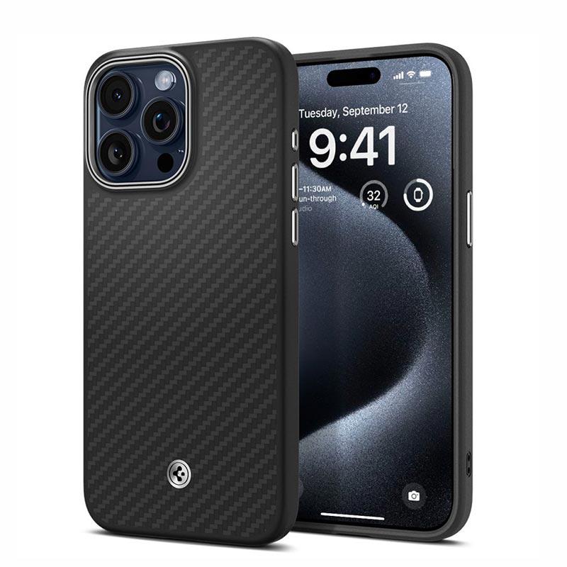 Spigen® Enzo Aramid™ ACS07045 Magnetic Magsafe Case (iPhone 15 Pro) matte black Spigen® Enzo Aramid™ ACS07045 Magnetic Magsafe Case (iPhone 15 Pro) matte black