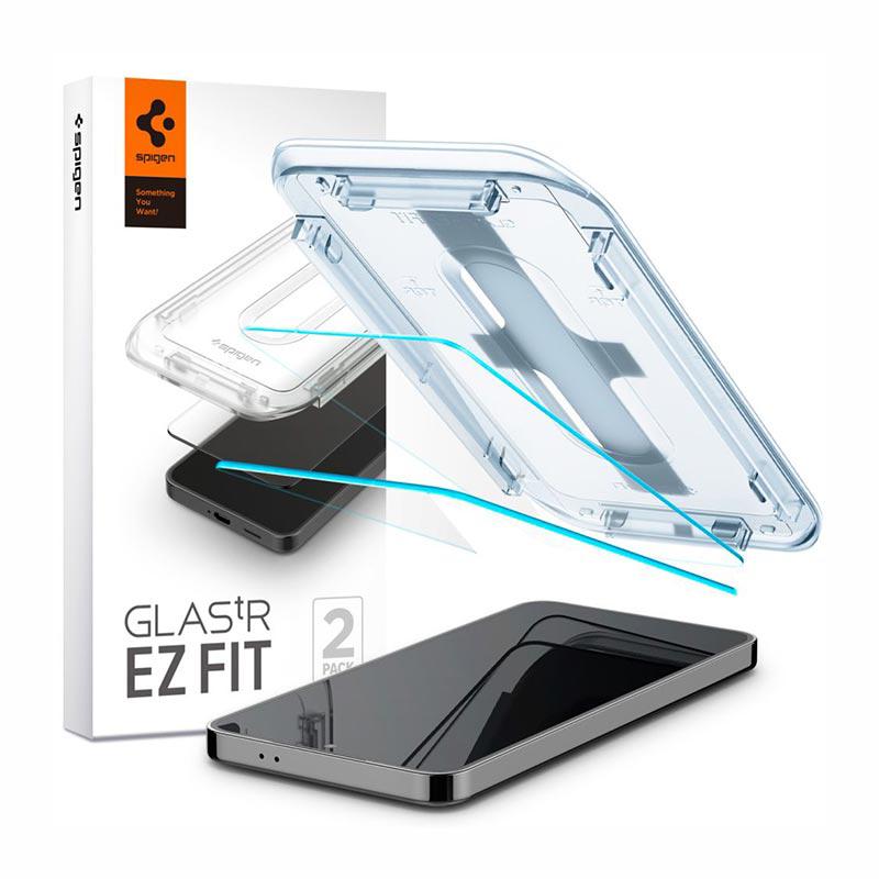 Spigen® GLAS.tR™ Ez Fit (x2Pack) Tempered Glass (Samsung Galaxy S24) clear