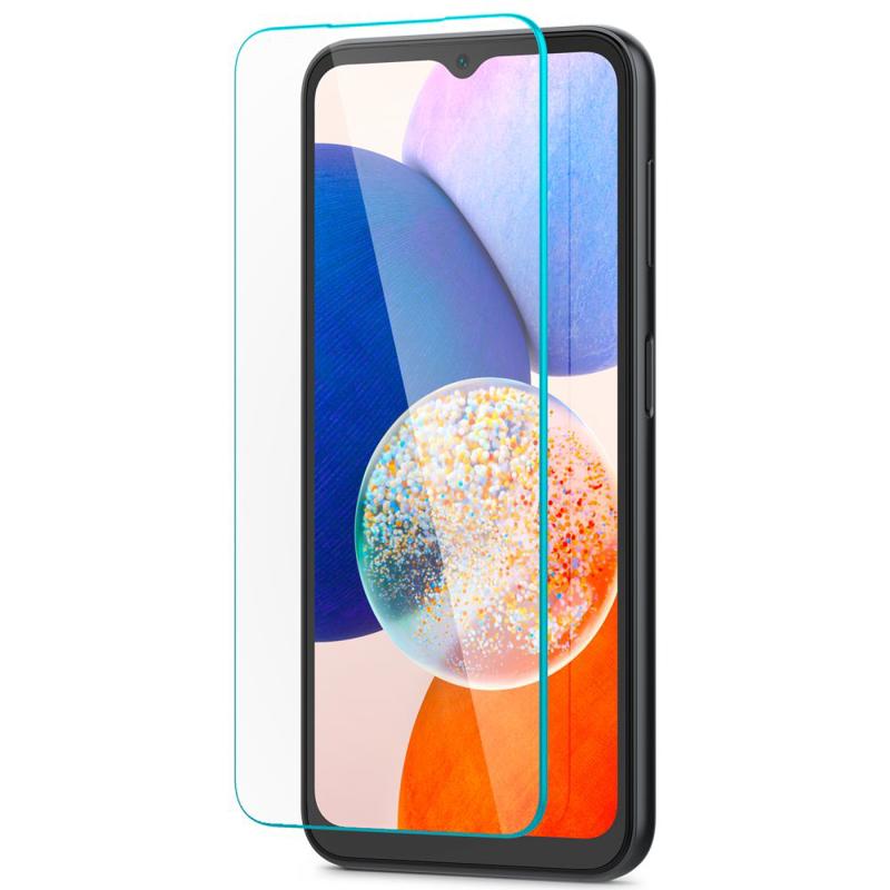 Spigen® GLAS.tR™ (x2Pack) Slim Tempered Glass (Samsung Galaxy A14 5G / 4G) clear