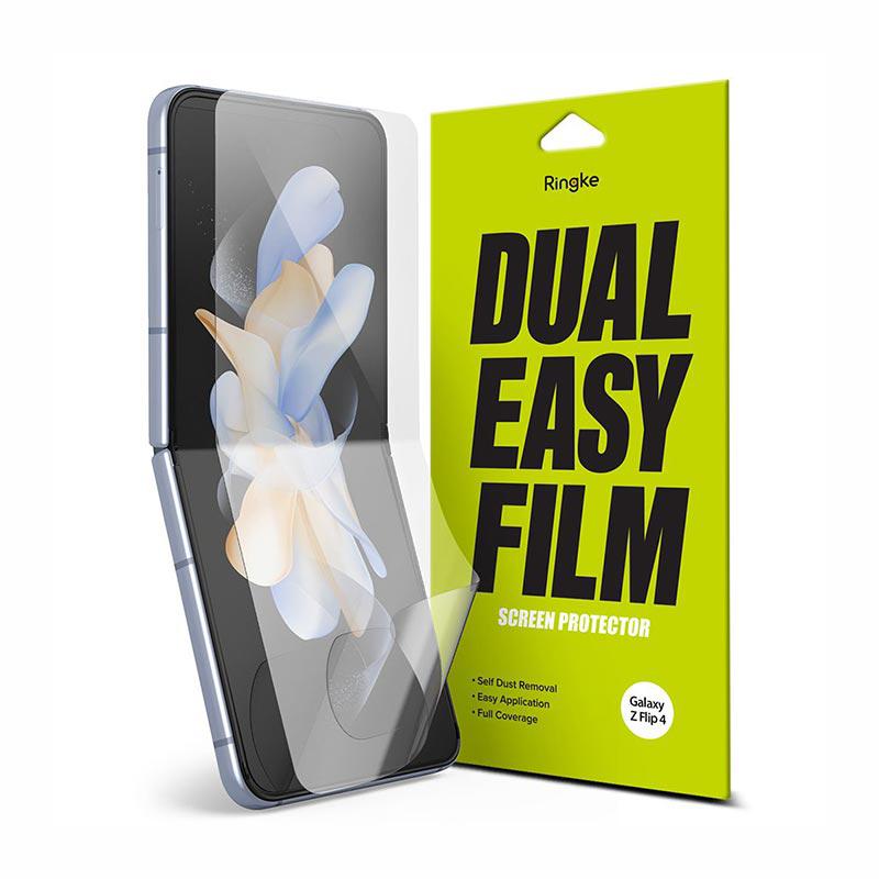 Ringke Dual Easy Film 2x Screen Protector (Samsung Galaxy Z Flip 4) clear