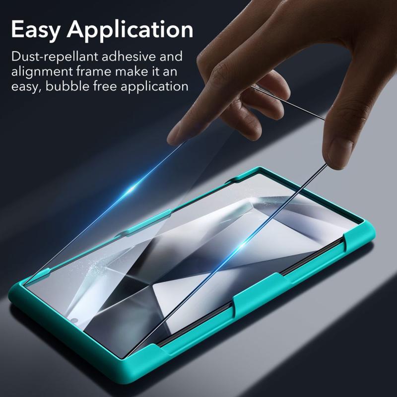 ESR Glass Tempered Glass + Camera Protector 2-Pack (Samsung Galaxy S24 Ultra) clear