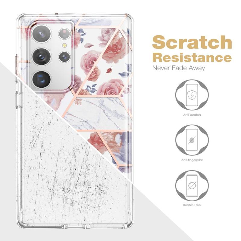 Tech-Protect Velar 360 Full Cover Case (Samsung Galaxy S23 Ultra) marble