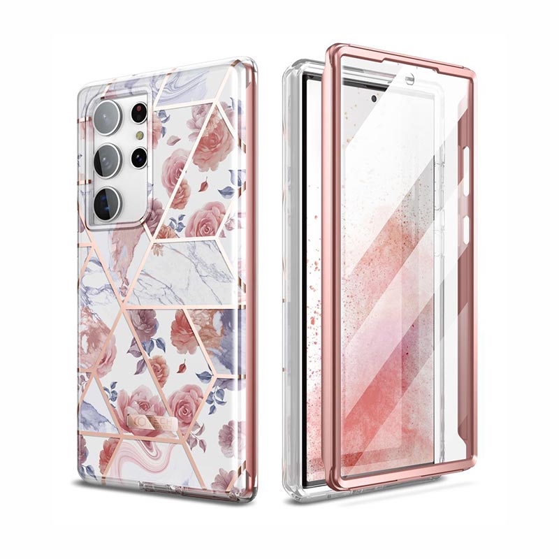 Tech-Protect Velar 360 Full Cover Case (Samsung Galaxy S23 Ultra) marble