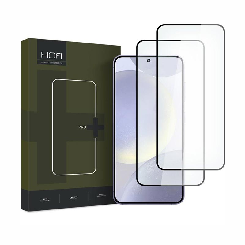 Hofi Glass Pro+ 2x Pack Full Face Tempered Glass (Samsung Galaxy S24 Plus) black