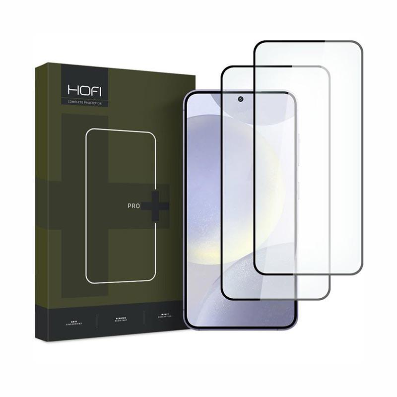 Hofi Glass Pro+ 2x Pack Full Face Tempered Glass (Samsung Galaxy S24) black