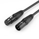 Ugreen Extension Audio Cable Microphone XLR (Female) / XLR (Male) 5m (AV130) black